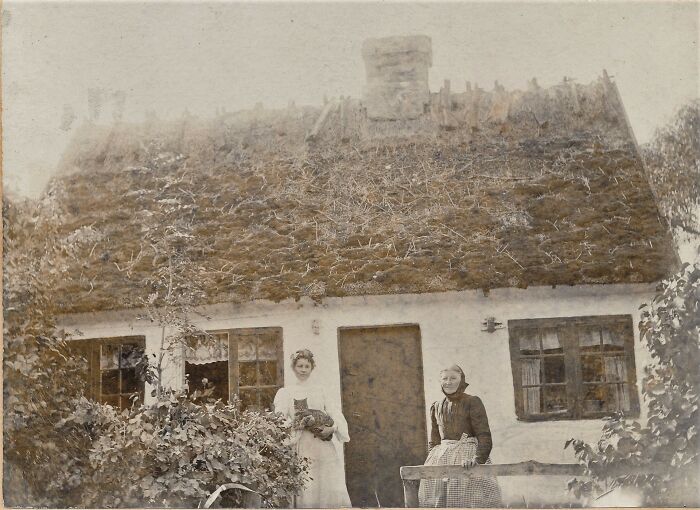 My Great-Grandmother Sophie And Her Mother, Maria; Denmark, Circa 1895. The Picture Was Taken By A Travelling Photographer. I Wish I Knew More About It.