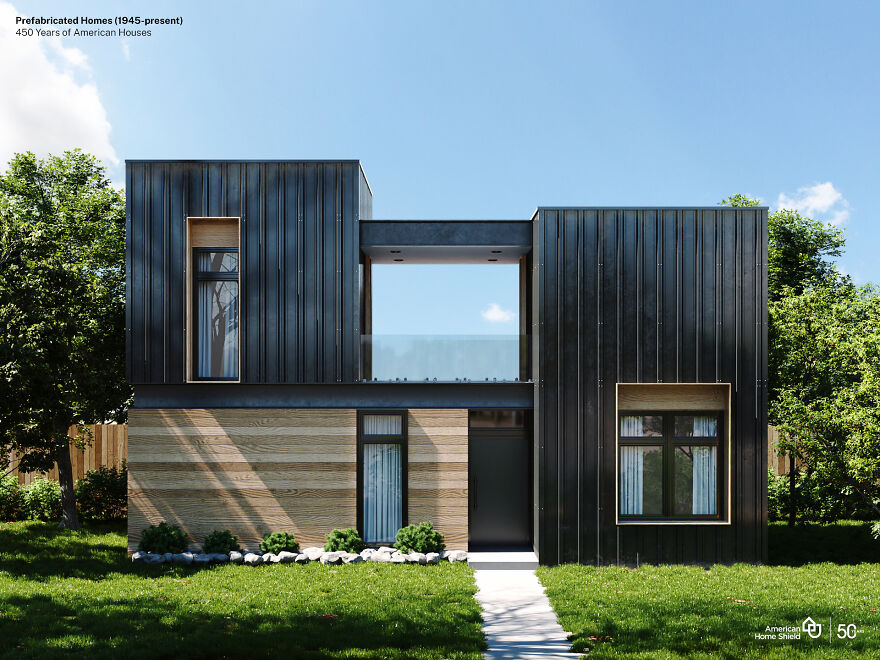 Estos dise&ntilde;adores visualizaron la misma casa norteamericana en 10 estilos diferentes de los &uacute;ltimos 5 siglos