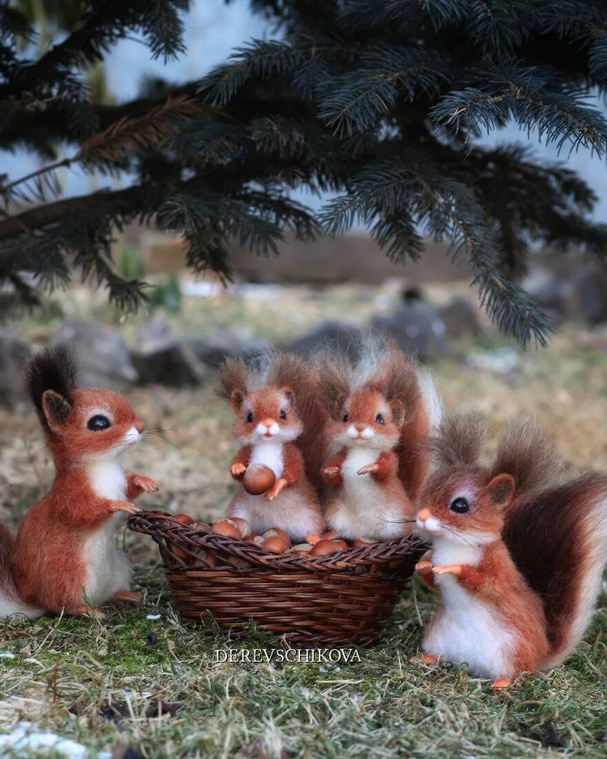 Russian Artist Creates Truly Delicious Felted Wool Animals (New Pics)