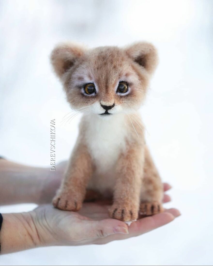 Russian Artist Creates Truly Delicious Felted Wool Animals (New Pics)