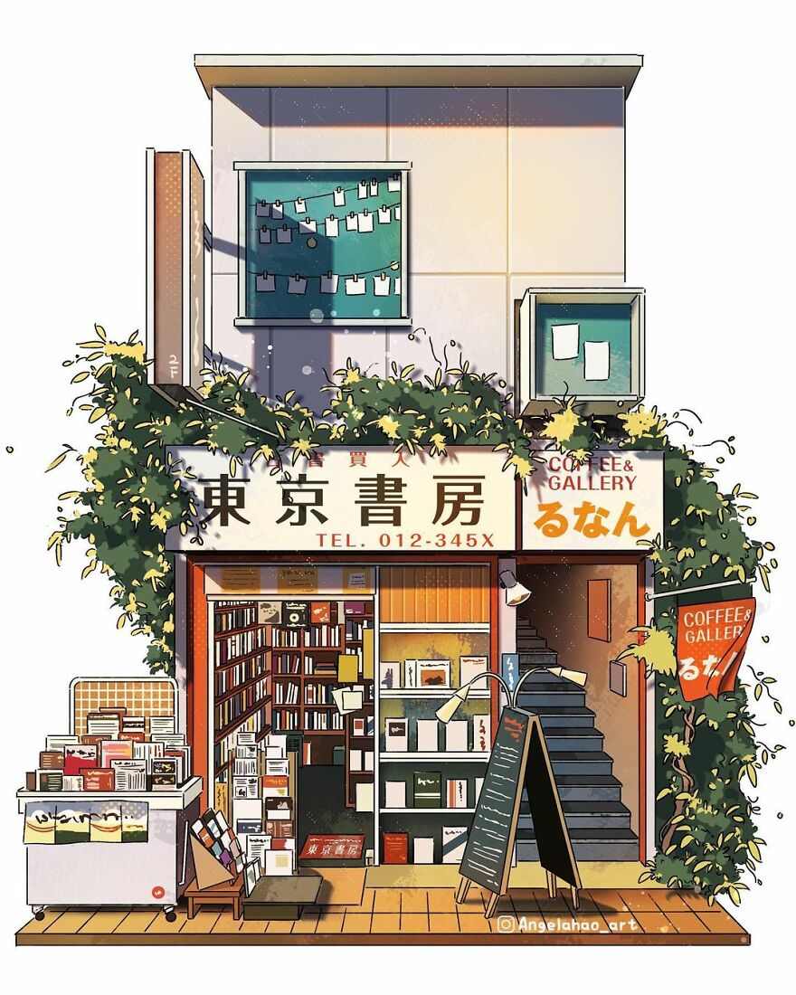 The Most Charming Facades Created Digitally By Artist Angela Hao