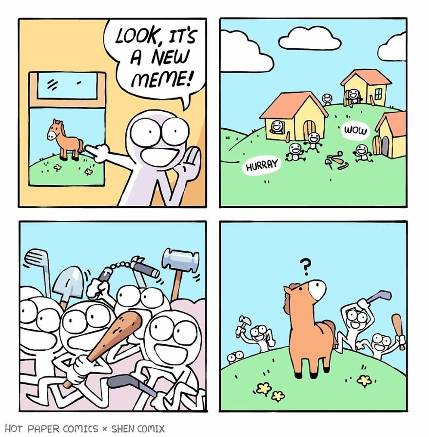 This Artist Proves That You Only Need A Few Lines To Laugh A Lot (New Comics)