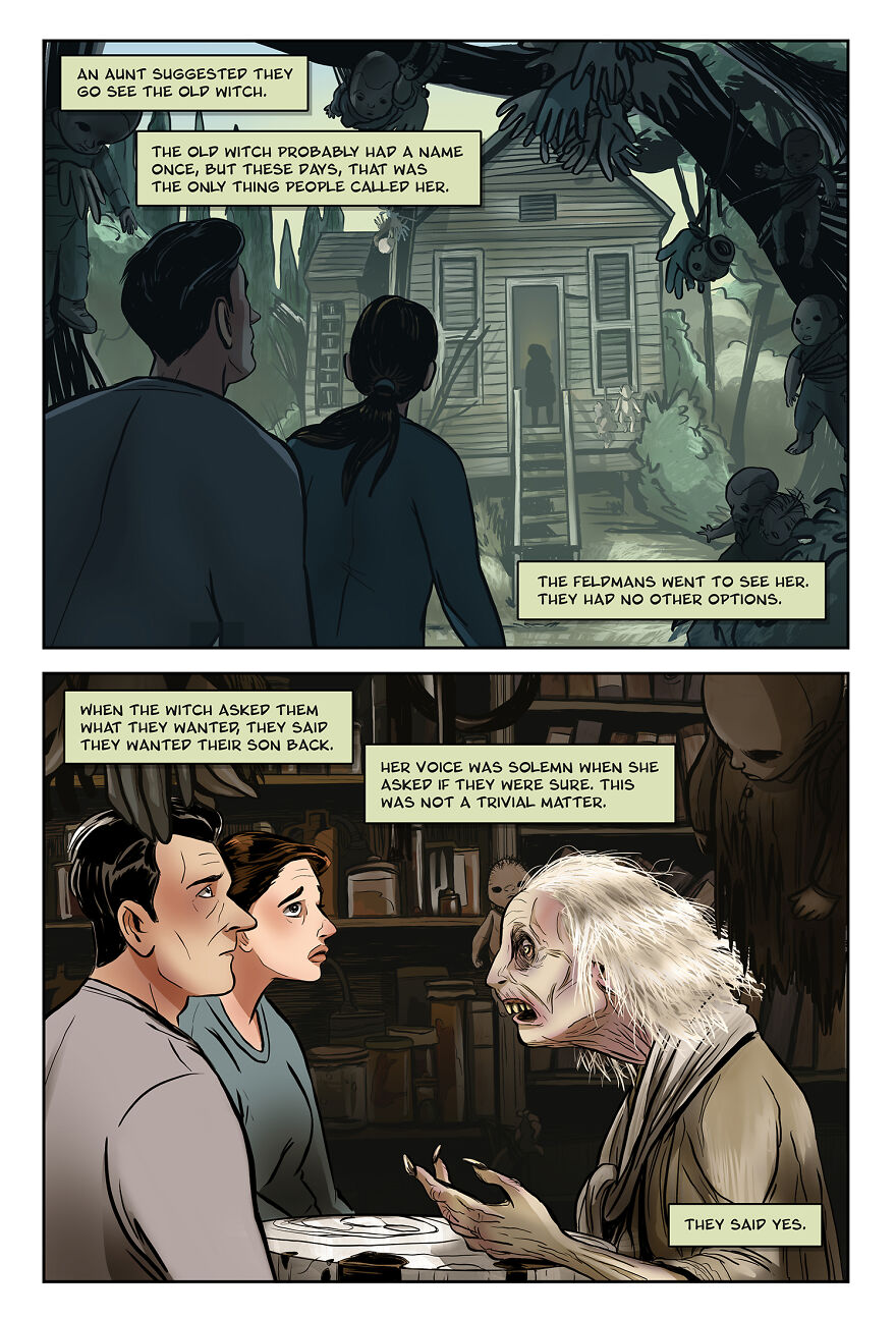 We Create Creepy Comics With Twisted Endings That You Probably Shouldn't Read Before Going To Sleep (3 New Stories)