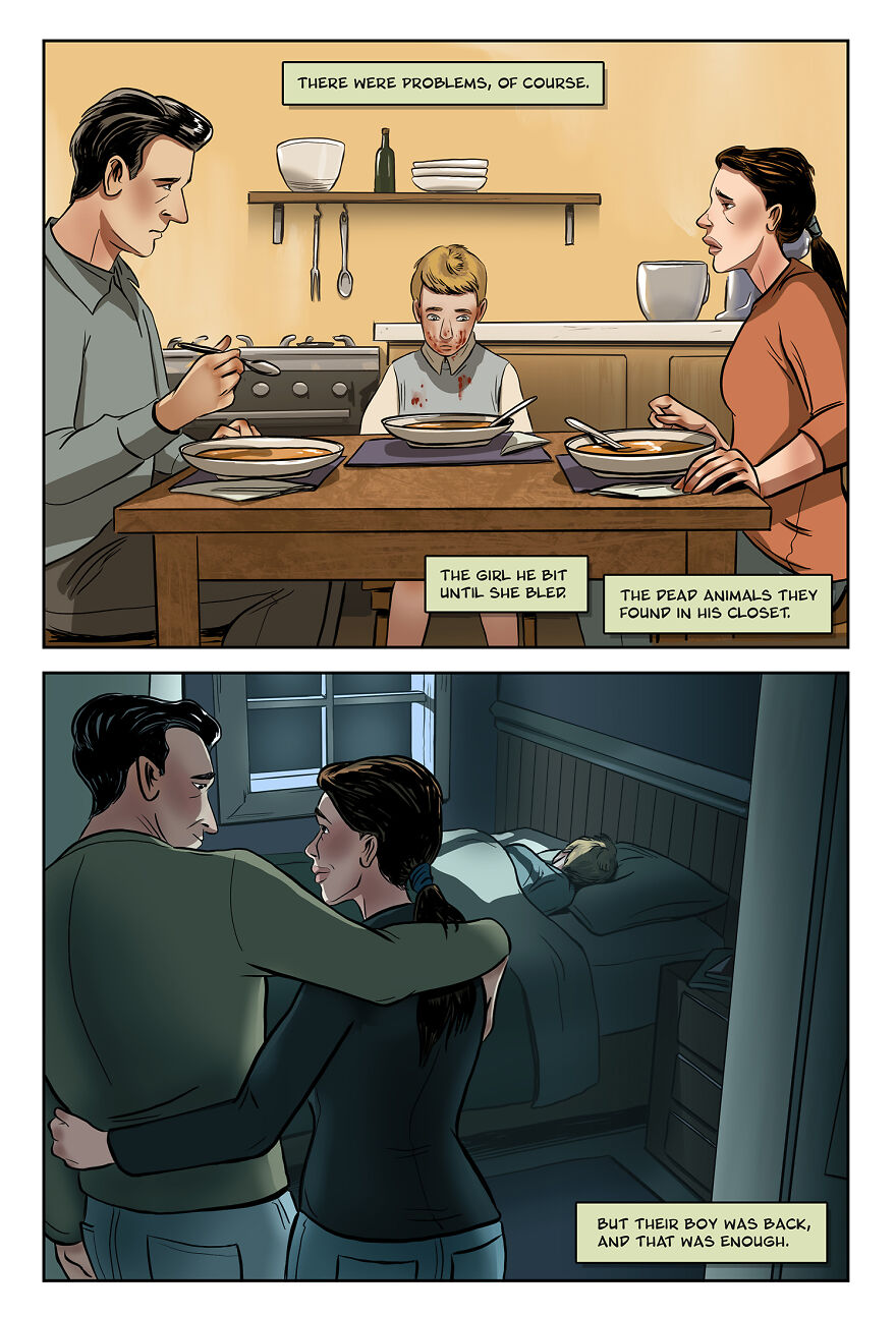 We Create Creepy Comics With Twisted Endings That You Probably Shouldn't Read Before Going To Sleep (3 New Stories)