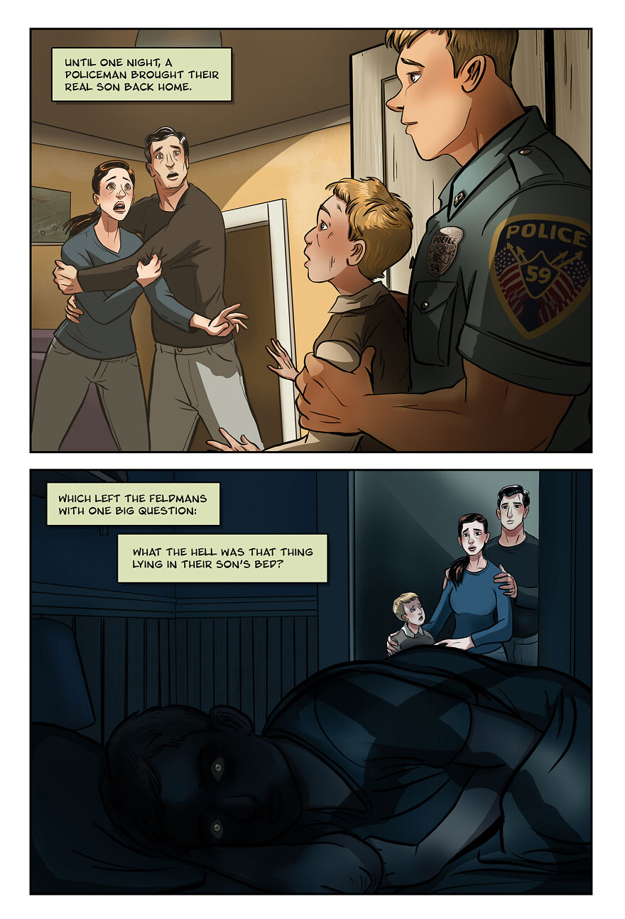 We Create Creepy Comics With Twisted Endings That You Probably Shouldn't Read Before Going To Sleep (3 New Stories)