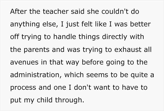 Woman Gets Accused Of ‘Publicly Humiliating’ The Mother Of Her Daughter’s Bully, Asks People Online If She Was Wrong Woman Gets Accused Of ‘Publicly Humiliating’ The Mother Of Her Daughter’s Bully, Asks People Online If She Was Wrong