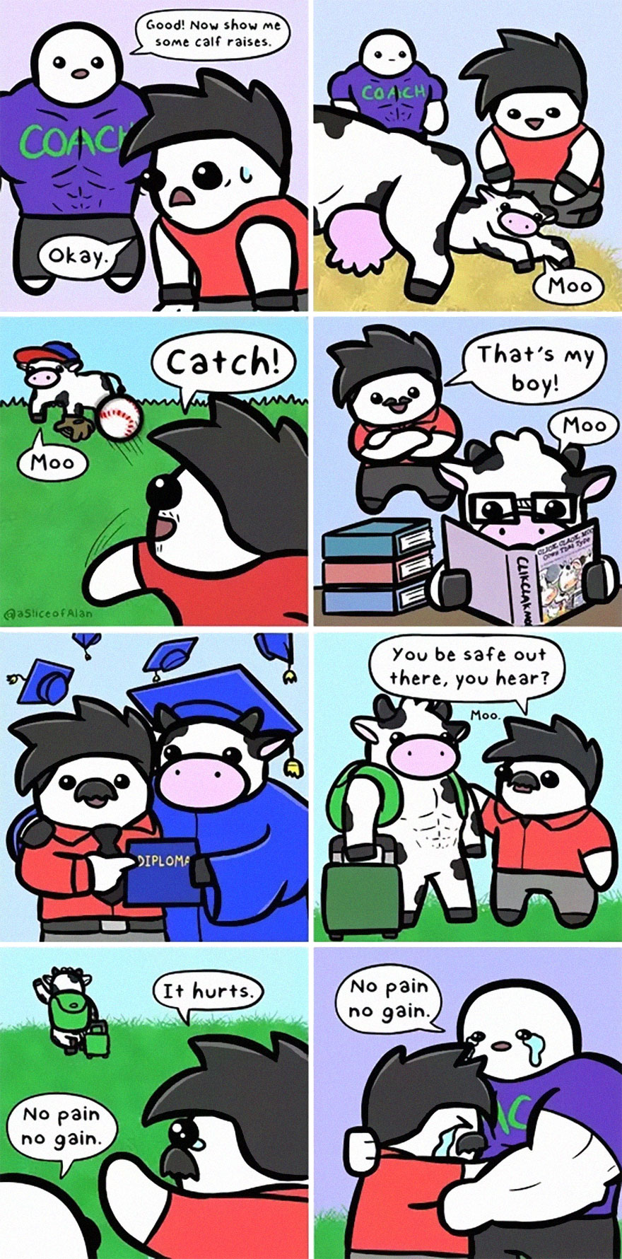 Meet "A Slice Of Alan",the Artist Who Creates Random, Silly And Funny Comics