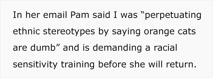 Colleague Makes Woman Cry By Saying One Of The Office Cats Is Dumb And The Matter Reaches HR