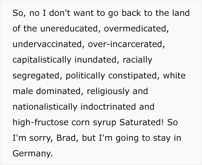 American Living In Germany Lists All The Reasons Why He Wouldn&rsquo;t Go Back, And It&rsquo;s Painfully Accurate
