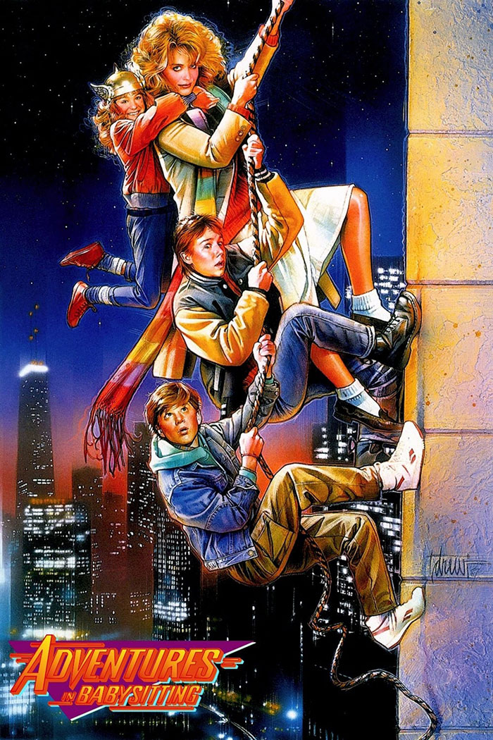 Poster of Adventures In Babysitting movie 