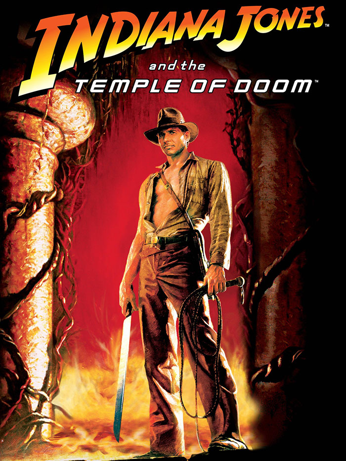 Poster of Indiana Jones And The Temple Of Doom movie 