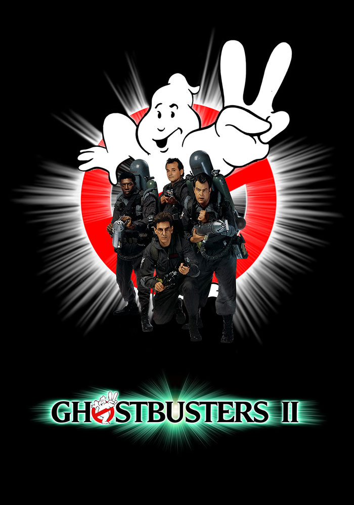 Poster of Ghostbusters II movie 