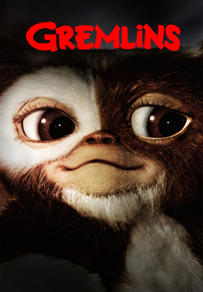 Furry character from Gremlins, a popular Christmas movie to watch for the holidays.