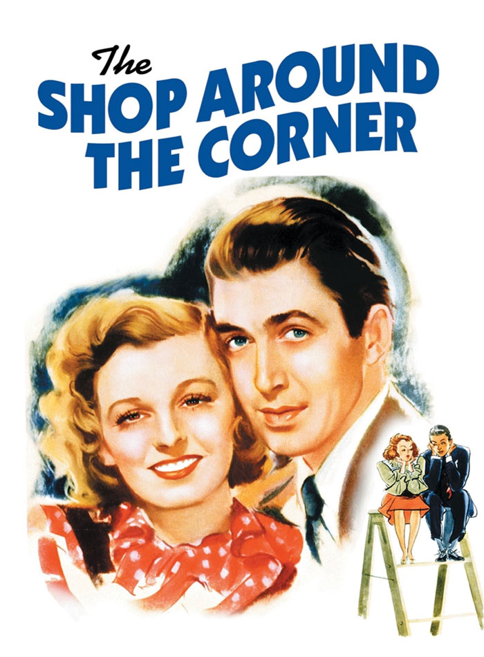 Cover art for the classic Christmas movie "The Shop Around the Corner."