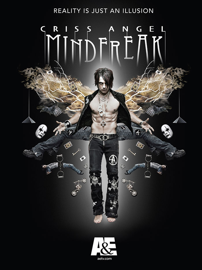 Poster of Criss Angel Mindfreak tv show 