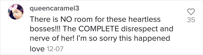 Woman Informs Her Boss That Her Sister Is Dying And She Won't Come To Work, She Responds With Passive-Aggressive Messages