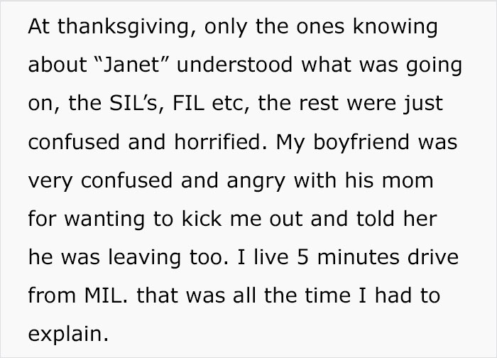 BF's Mother Couldn't "Remember" Girlfriend's Name, So She Got Revenge During Thanksgiving
