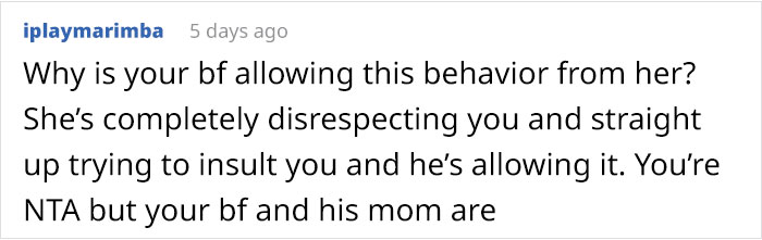 BF's Mother Couldn't "Remember" Girlfriend's Name, So She Got Revenge During Thanksgiving