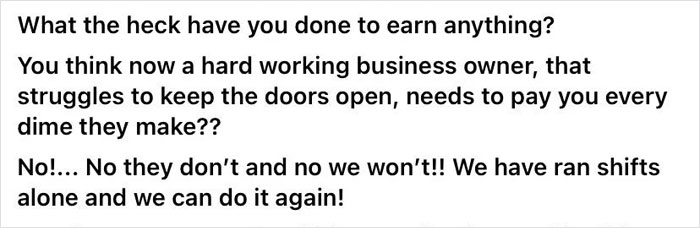 Local Business Owner Shares This Tantrum Online In Response To Someone Searching For A Job On FB