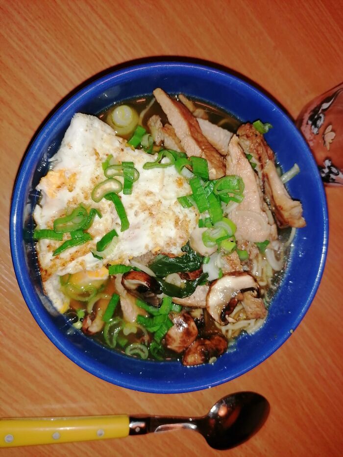 Ramen, With Grilled Pork And Egg. First Time Do That