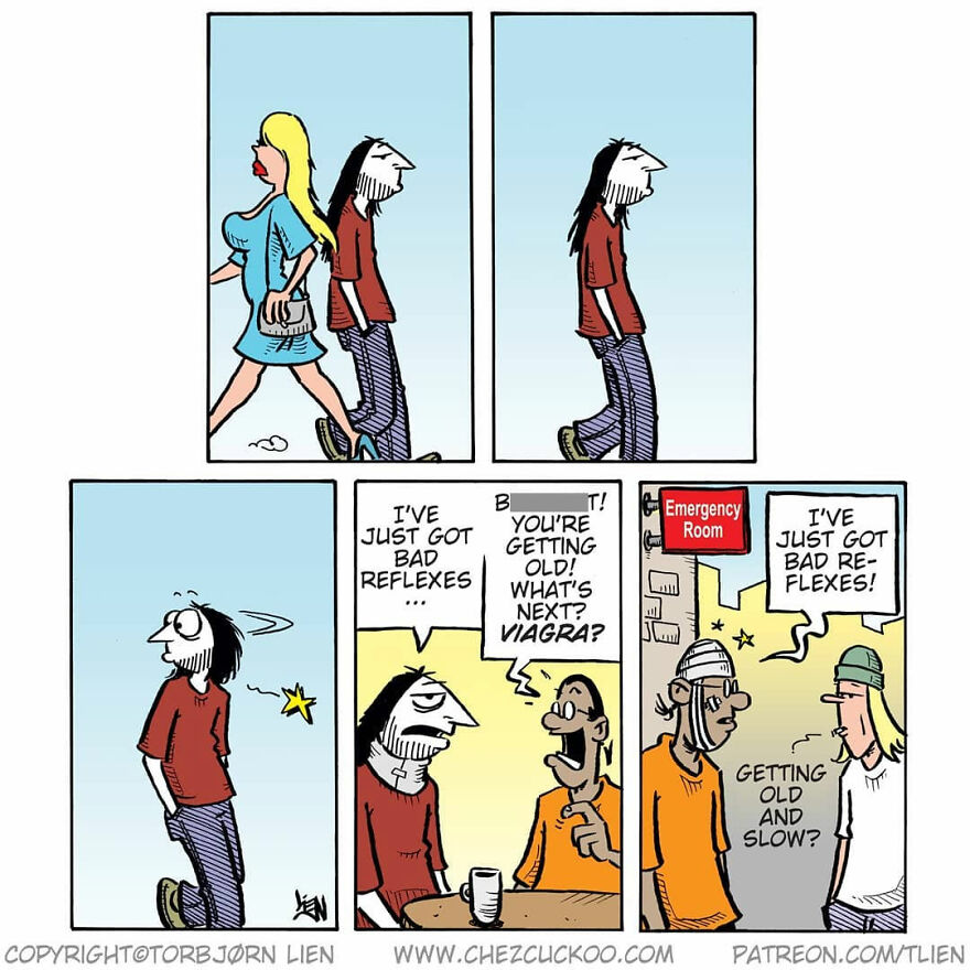 Norwegian Artist Creates Fun Comics With Unexpected Endings