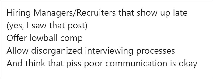 &ldquo;If You&rsquo;re Hiring, You Better Be Coming With Your A-Game&rdquo; Post Shows The Truth About The Hiring Process
