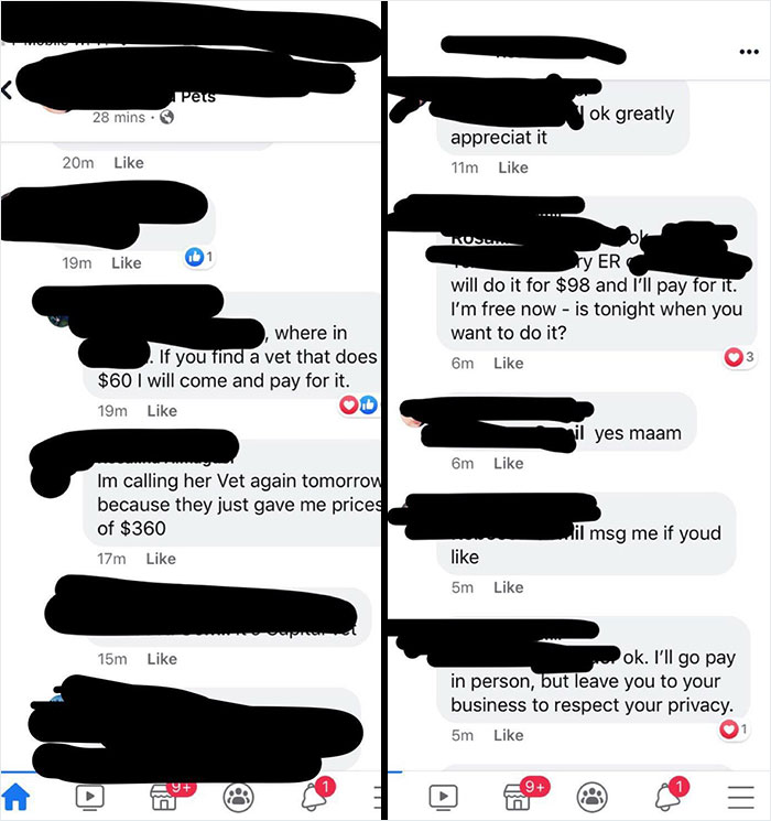 A Lady Was Seeking Advice On Euthanizing Her Suffering Pet And Cremation Bc She Can’t Afford It Right Now. A Local Stranger Is Meeting Her Tonight To Pay For The Whole Process