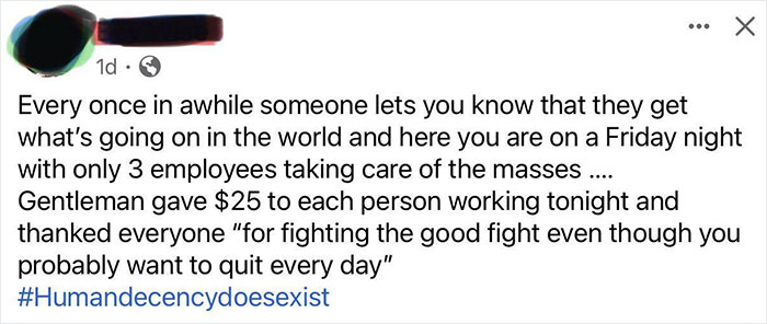 My Friend Is A Manager At A Popular Fast Food Restaurant And Posted This On Fb Yesterday