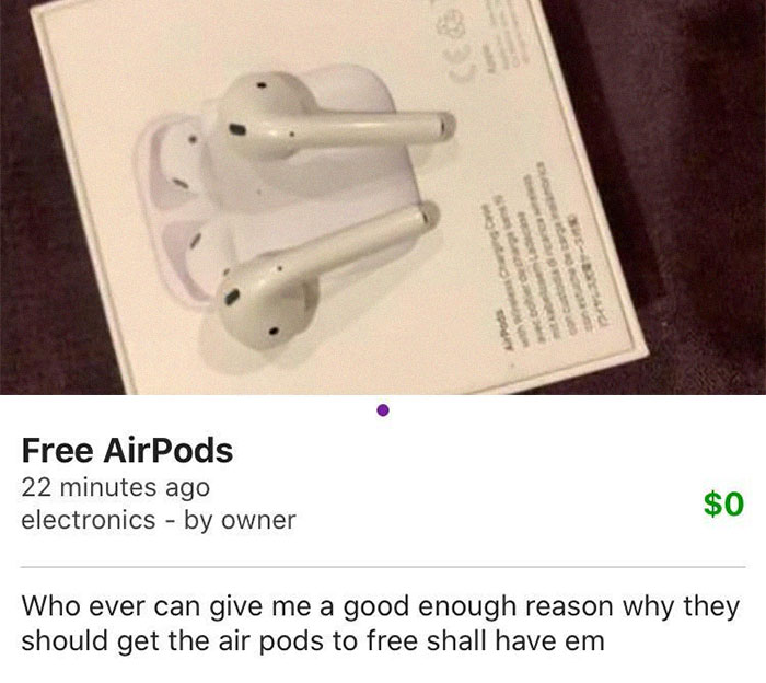 A Good Reason You Say?