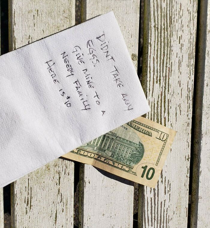 I Run A Small Roadside Stand In Nj Where Eggs Are Pay What You Can. A Bro Decided To Pay It Forward