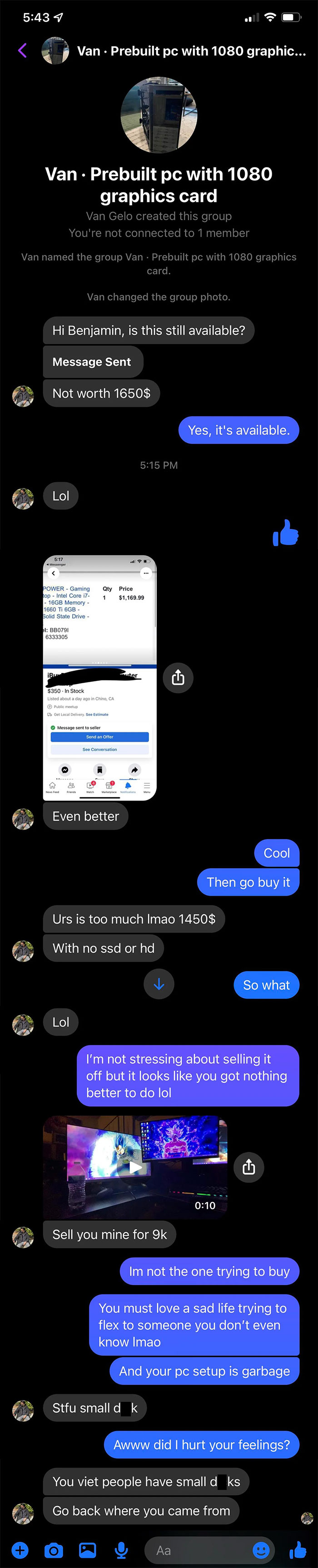 Just Dealt With An Insecure Choosy Begger I Guess?