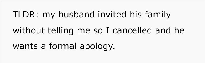 Husband Disrespects Wife By Inviting His Huge Family Over For A 5-Day Christmas Celebration Without Asking Her