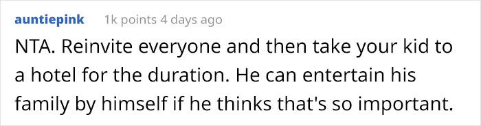 Husband Disrespects Wife By Inviting His Huge Family Over For A 5-Day Christmas Celebration Without Asking Her