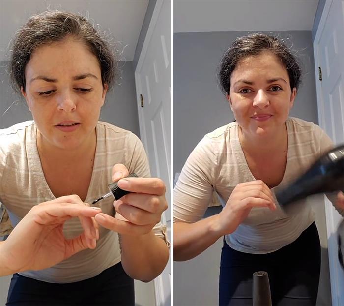 Applying Nail Polish