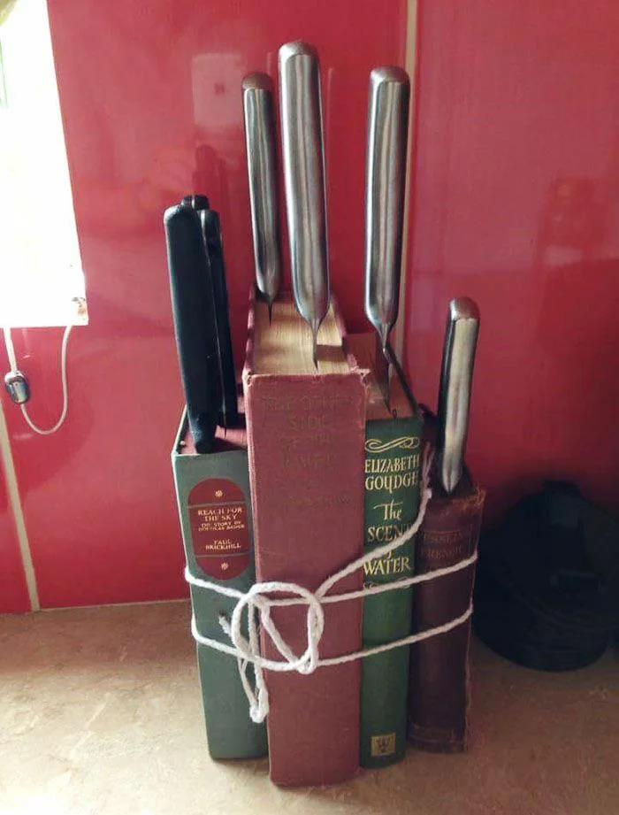 "Upcycled" Knife Block...