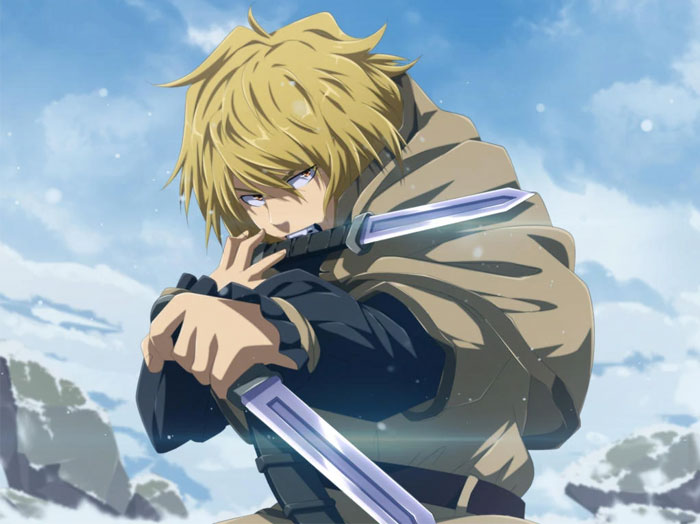  Thorfinn holding knifes 