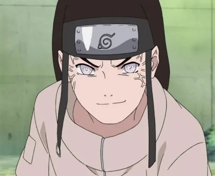  Neji Hyugausing the Sharingan