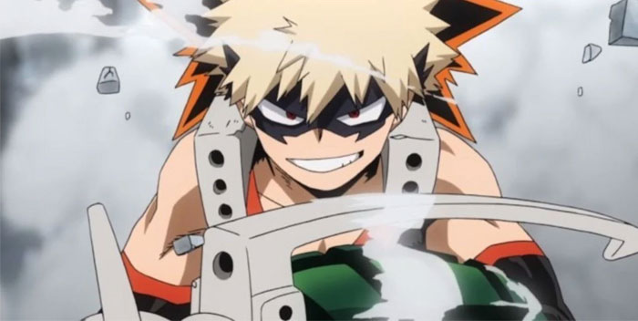 Katsuki Bakugo fighting 