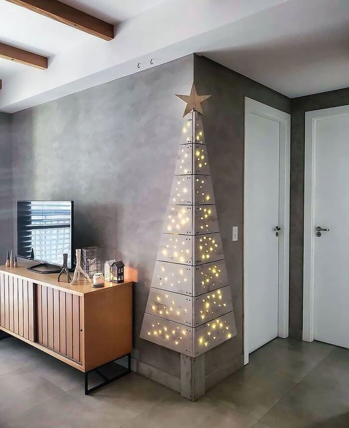 Christmas Tree On A Corner