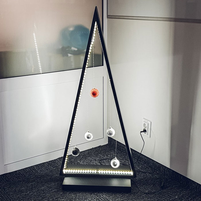 Unconventional Christmas Tree In My Creative Department Office