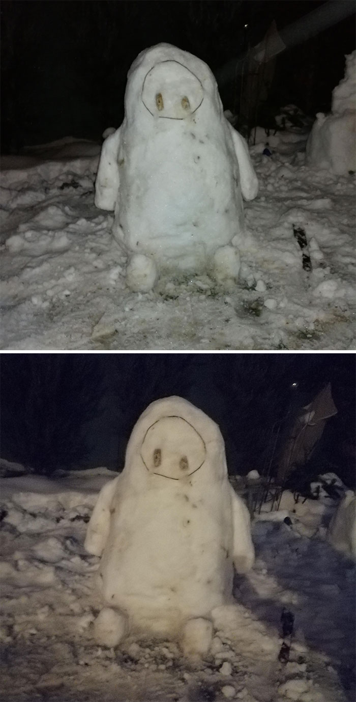 I Didnt See One On Here Before So I Thought Of Sharing My Fall Guy Snowman