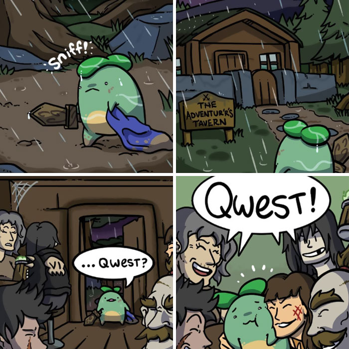 I Make Comics About A Fantasy World Where Everyone And Everything’s Weapon Of Choice Is A Sword (23 Pics)