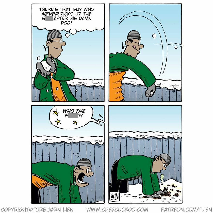 Norwegian Artist Creates Fun Comics With Unexpected Endings