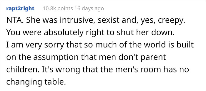 Dad Asks If He Was Wrong For Making A Woman Cry After She Told Him How To Wipe And Tried To Dress His Baby Daughter