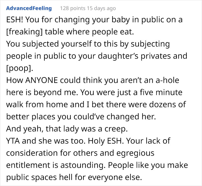 Dad Asks If He Was Wrong For Making A Woman Cry After She Told Him How To Wipe And Tried To Dress His Baby Daughter