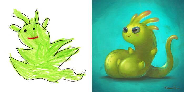 Propuesta de la niña artista Jae, fan art de @dave.pasciuto