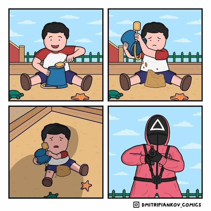 This Artist Makes Dark Humor Comics With Surprising Endings (30 Pics)