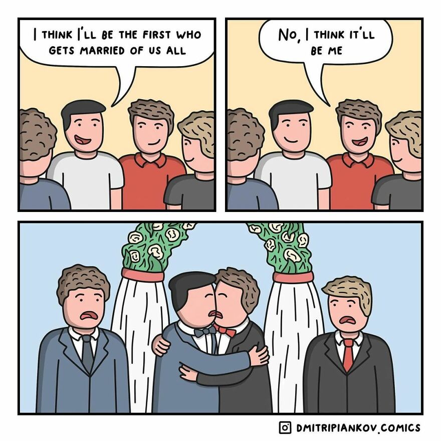 These Comics By This Russian Comedian Will Make The Day Of Those Who Like Dark Humor