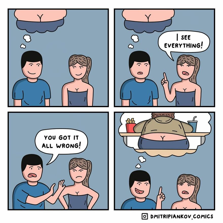 These Comics By This Russian Comedian Will Make The Day Of Those Who Like Dark Humor