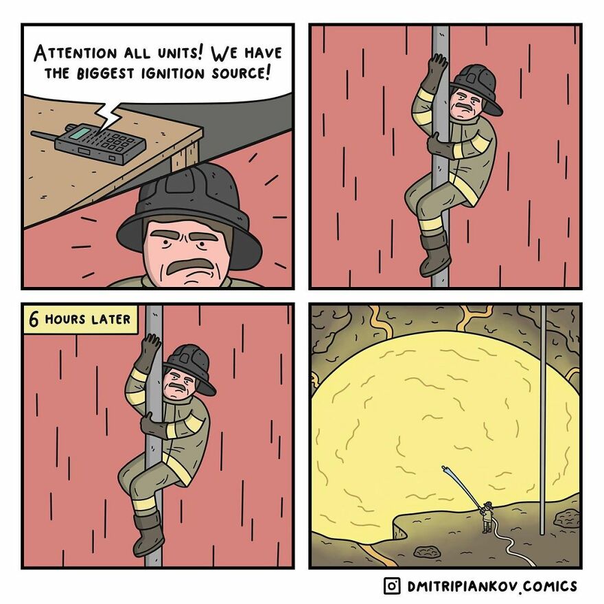 These Comics By This Russian Comedian Will Make The Day Of Those Who Like Dark Humor